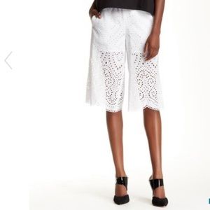 Yoana Baraschi Culottes in White Eyelet